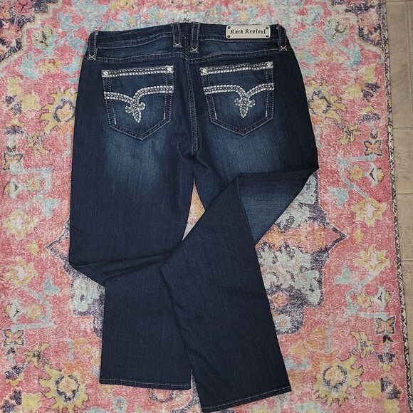 Rock Revival Sherry Easy Skinny Stretch Jean Size 34 x 32 - Picture 9 of 15